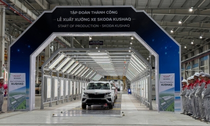 Skoda Kushaq chính thức rời dây chuyền từ nhà máy ô tô Thành Công - Việt Hưng